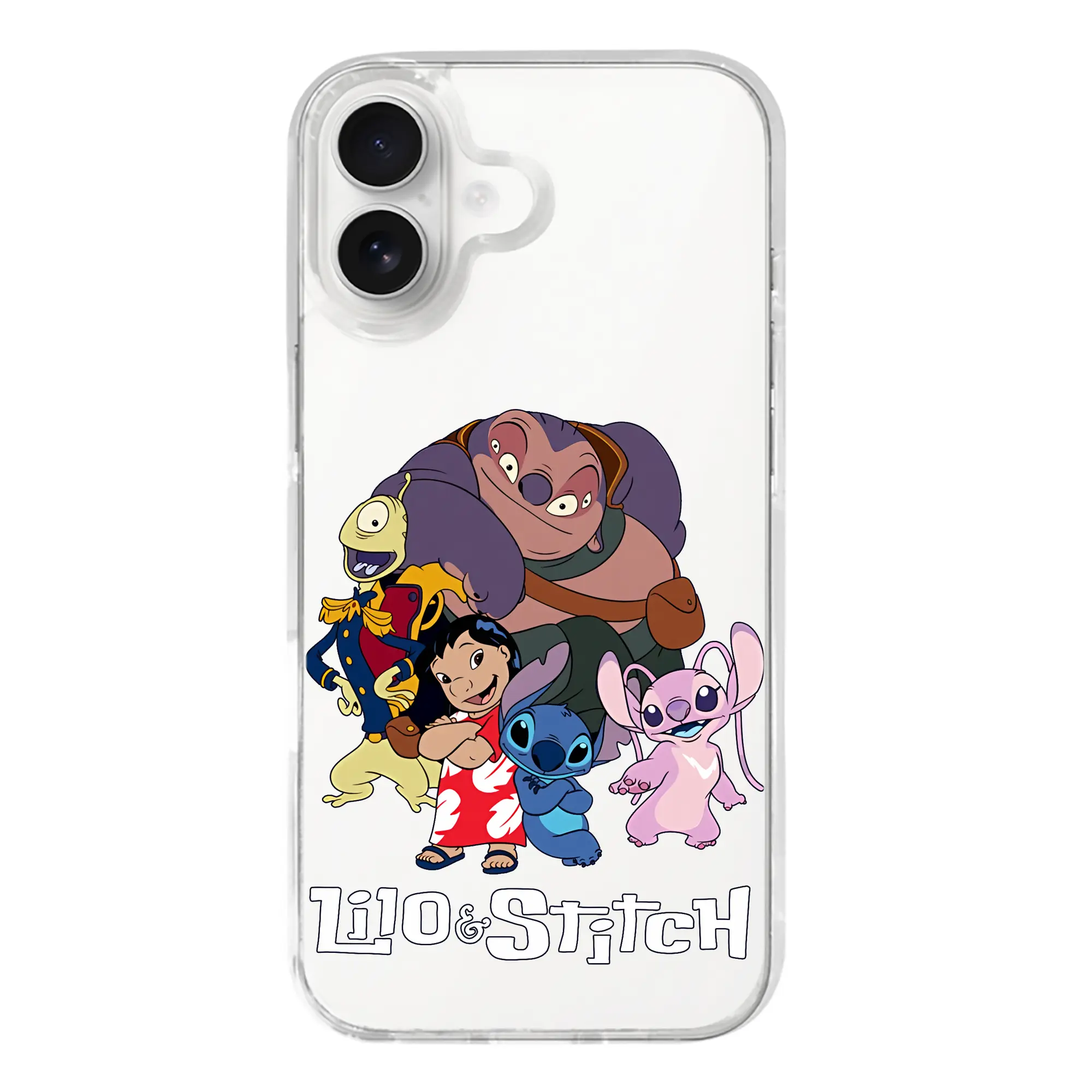 リロ＆スティッチ グッズ ジャンバ博士 - iPhone 17シリーズ 透明スマホケース – 薄型・耐衝撃・精密フィット保護カバー